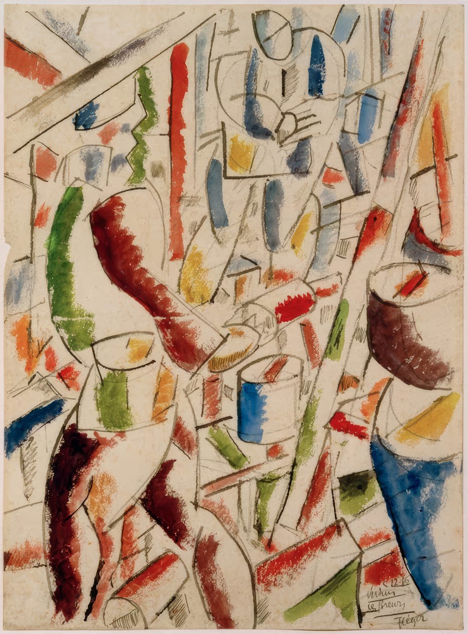 Soldaten, die einen Schützengraben ausheben von Fernand Leger