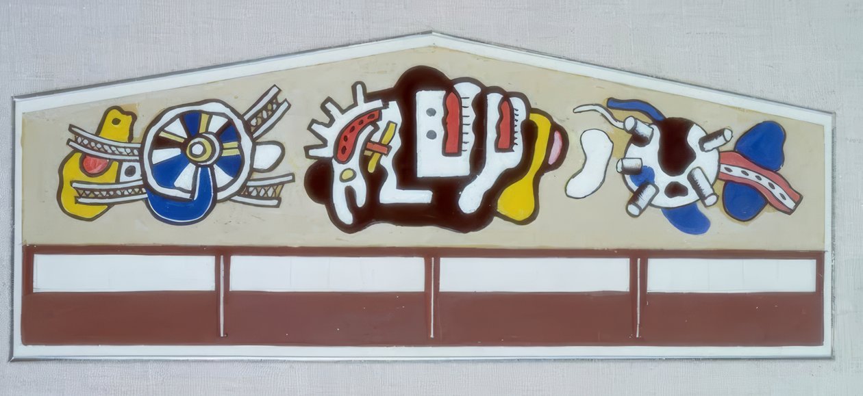 Studie für den French Line Pier von Fernand Leger