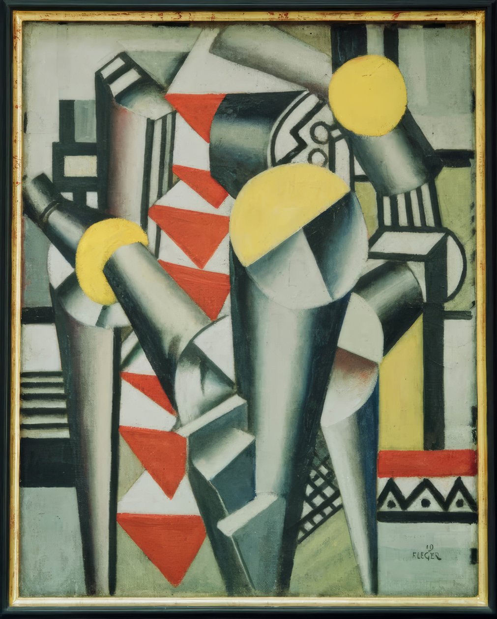 Studie zum Kartenspiel von Fernand Leger