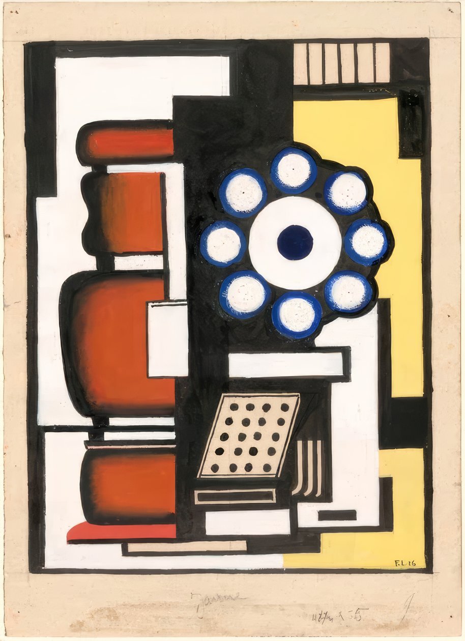 Studie für "Das Kugellager" von Fernand Leger