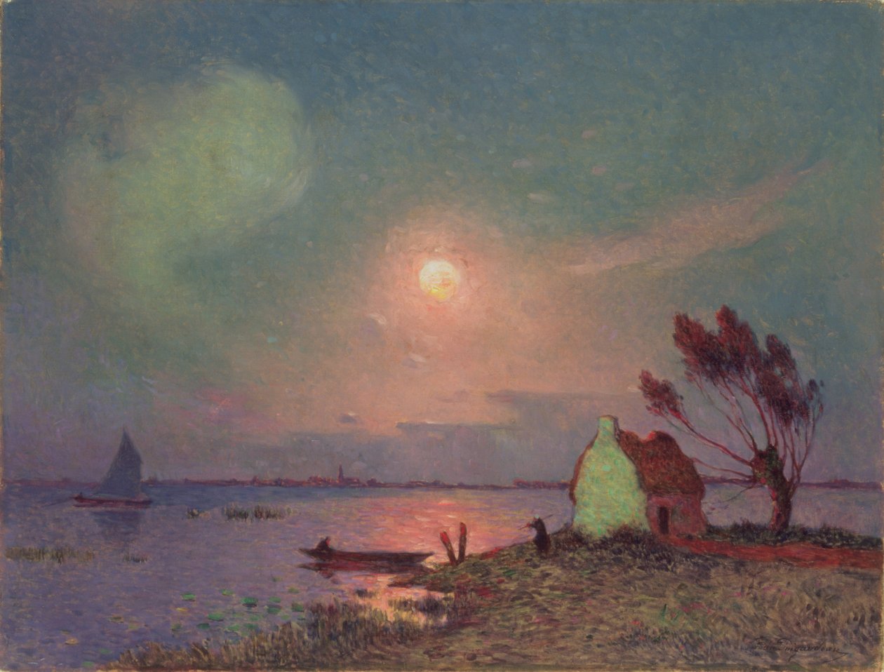 Dunstiges Sonnenlicht, Bretagne, ca. 1915 von Fernand Loyen du Puigaudeau