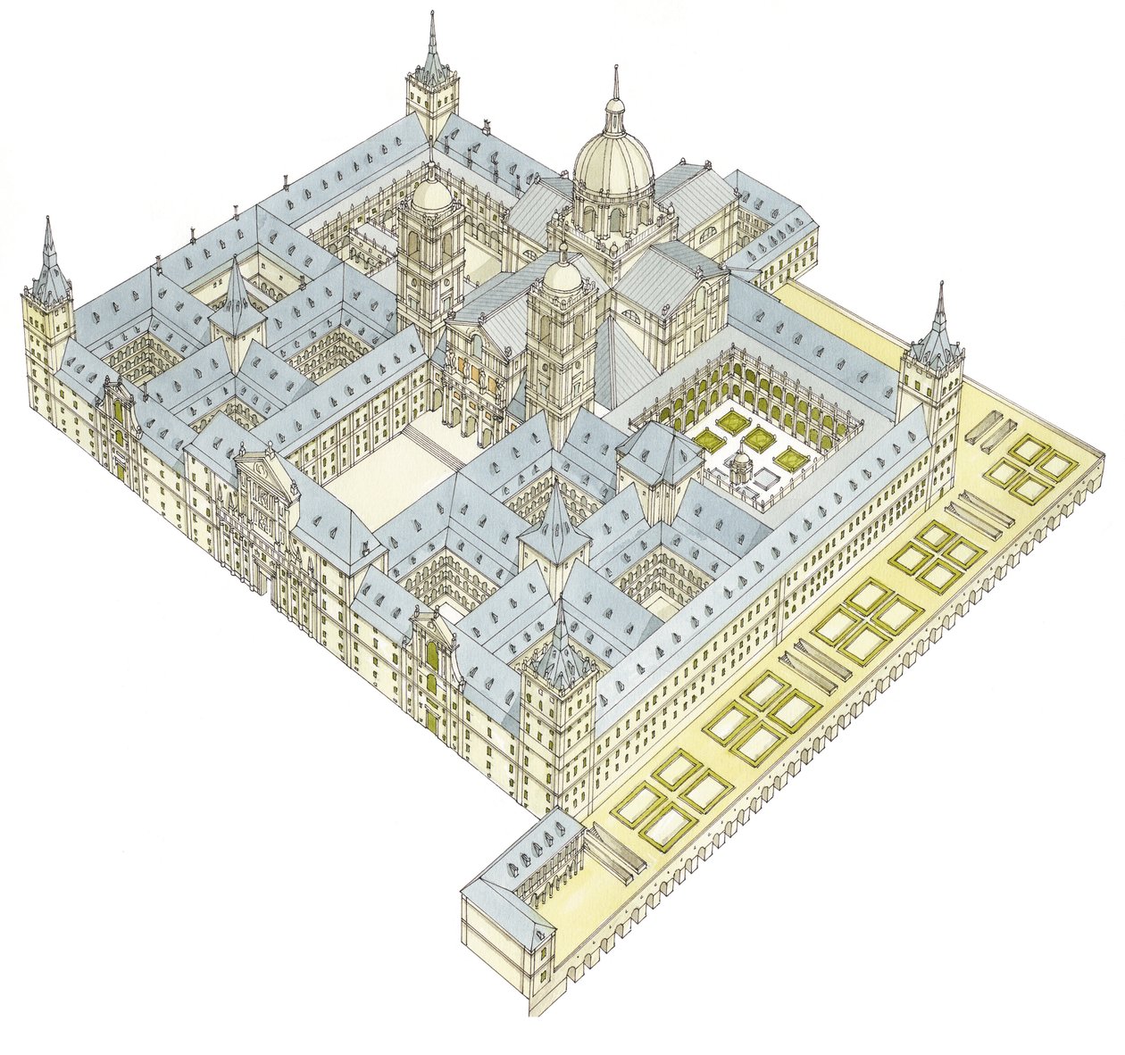 Kloster San Lorenzo El Real de El Escorial, Spanien von Fernando Aznar Cenamor