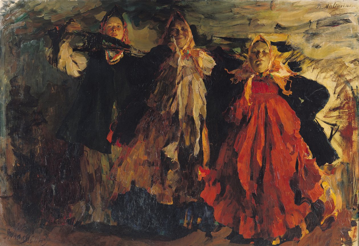 Russische Bauern, 1902 von Filipp Andreevic Maljavin