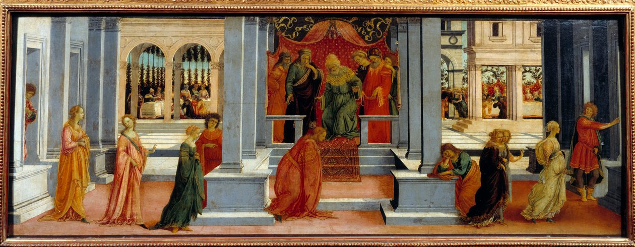 Esther, von König Assuerus erwählt von Filippino Lippi