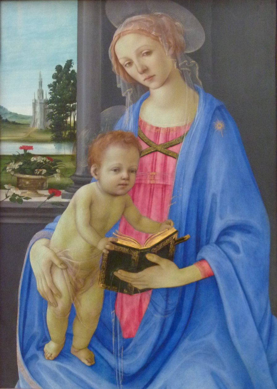 Maria mit dem Kind von Filippino Lippi