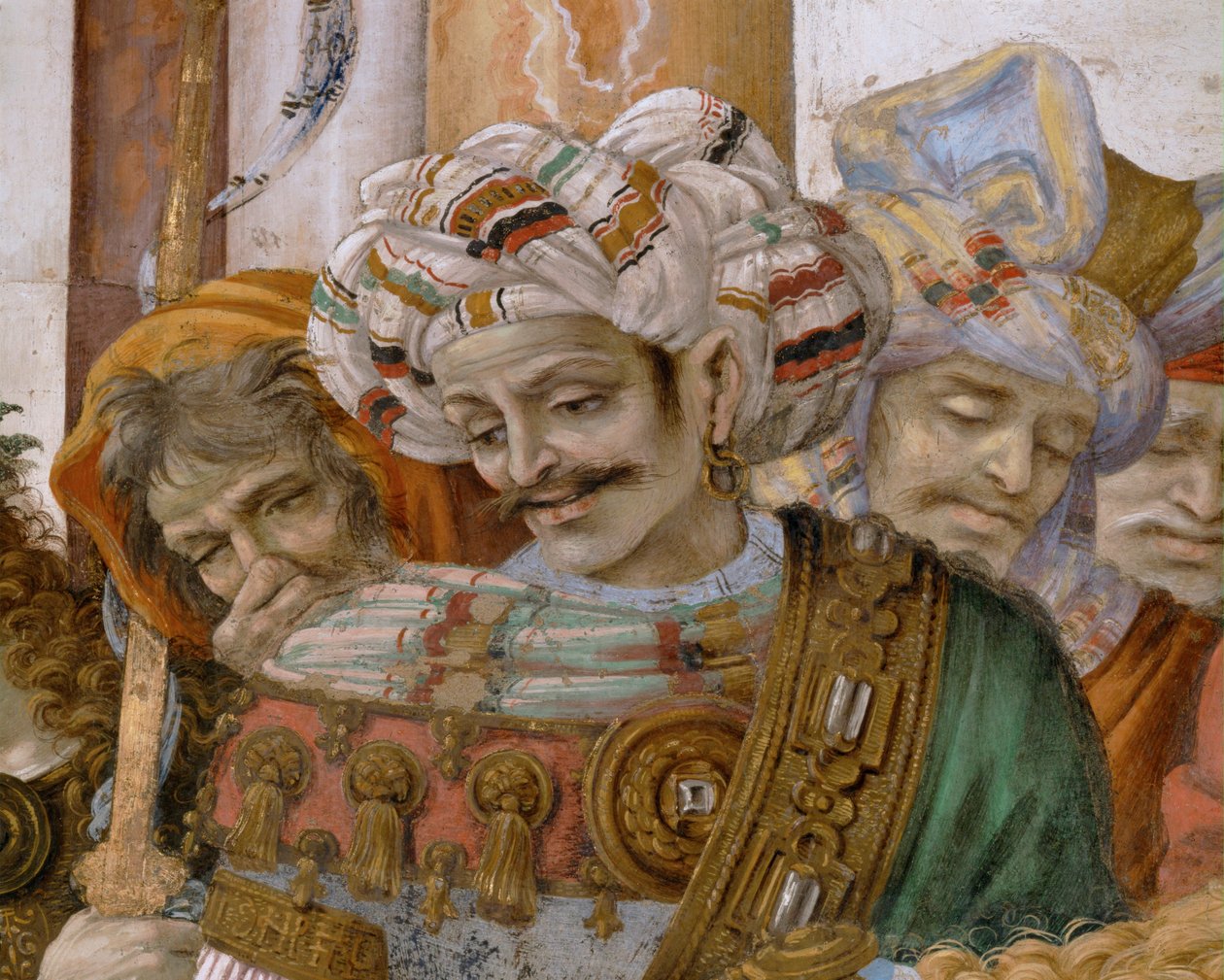 Der heilige Philipp befiehlt einem Monster, den Tempel des Mars in Hierapolis zu verlassen von Filippino Lippi