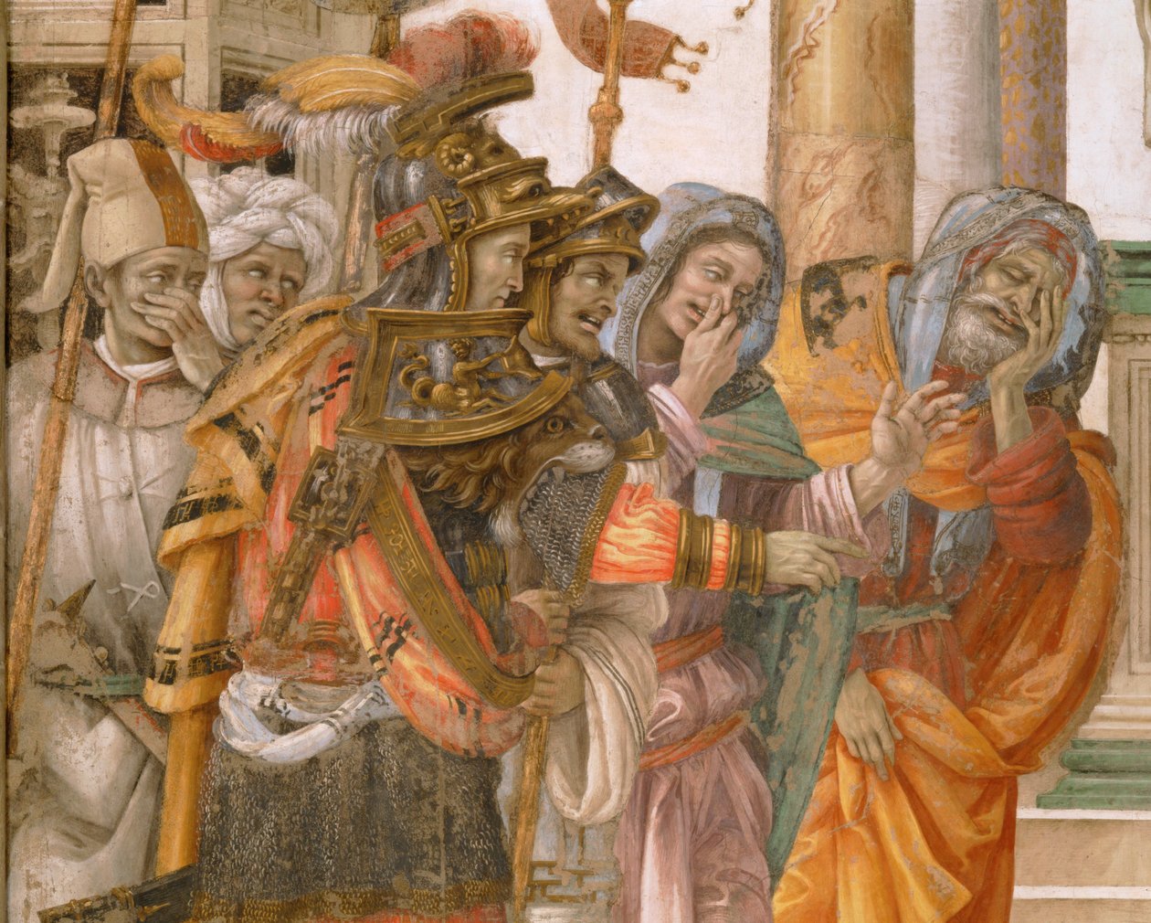Der heilige Philipp befiehlt einem Monster, den Tempel des Mars in Hierapolis zu verlassen von Filippino Lippi
