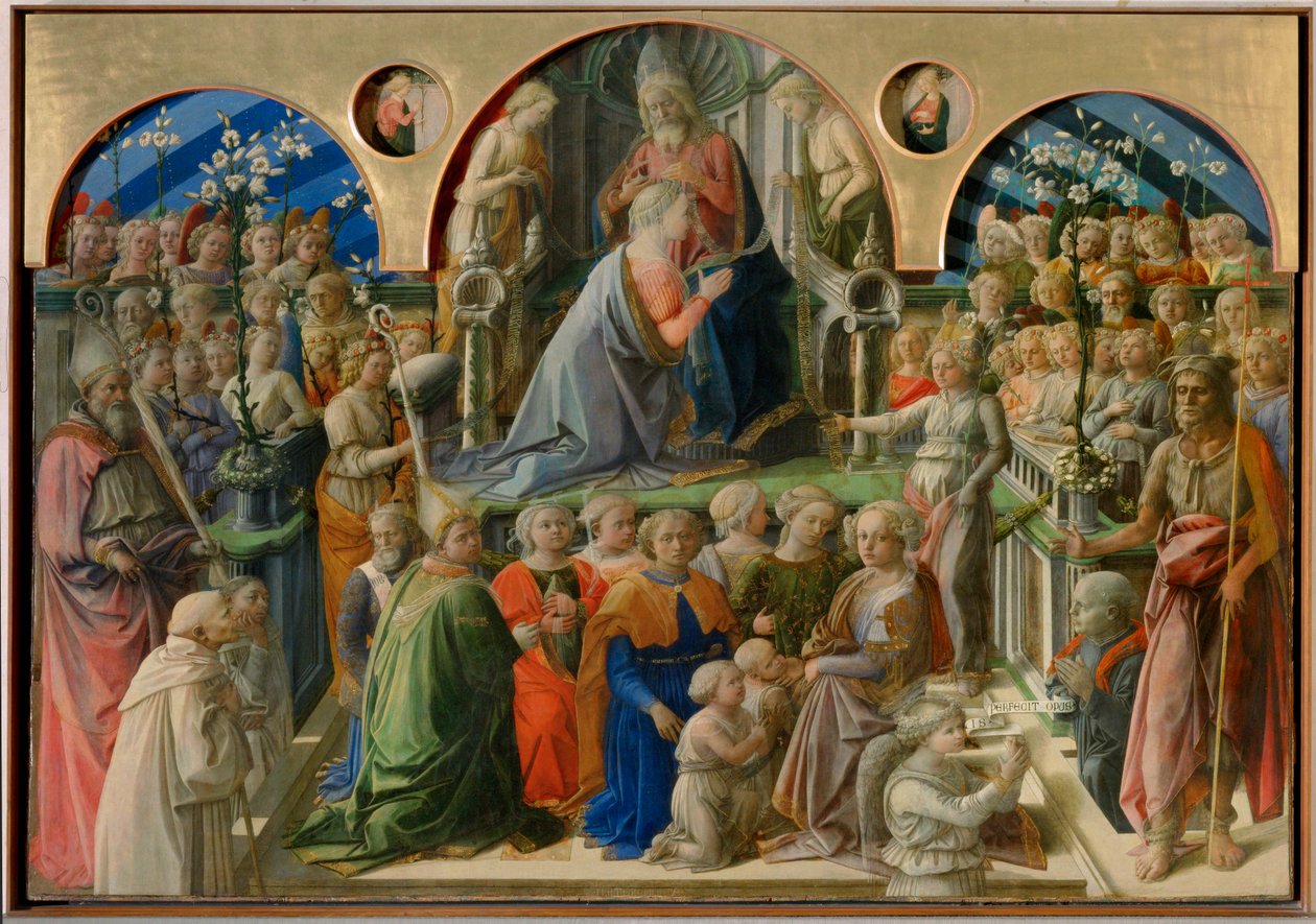 Krönung der Jungfrau von Filippo (workshop of) Lippi