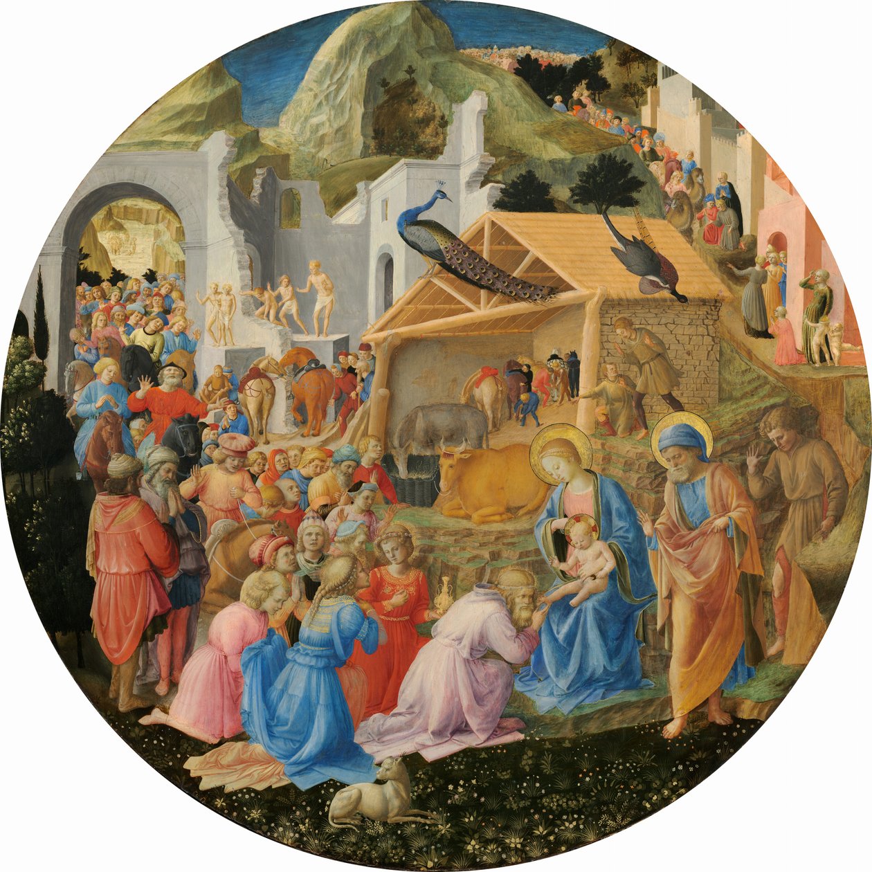 Die Anbetung der Heiligen Drei Könige von Filippo Lippi