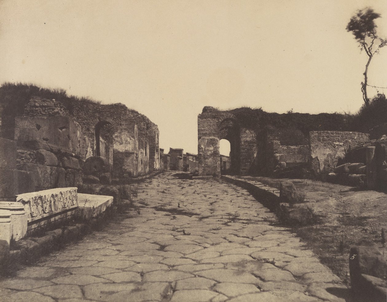 Pompeji, Pompeys Gasse, Grabdenkmal von Mamia von Firmin Eugène Le Dien