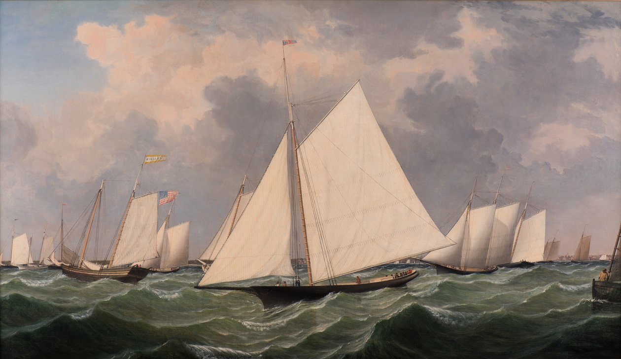 New York Yacht Club Regatta, 1856 von Fitz Henry Lane