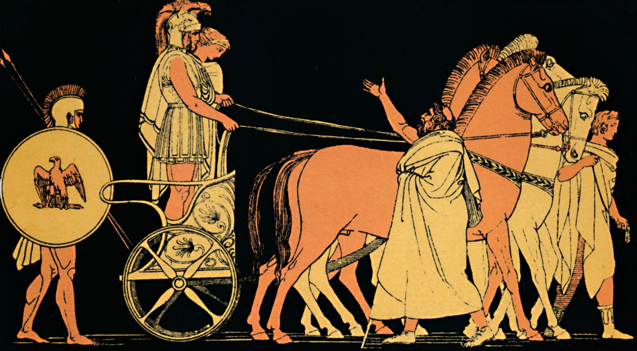 Die Rückkehr des Agamemnon, 1880 von Flaxman