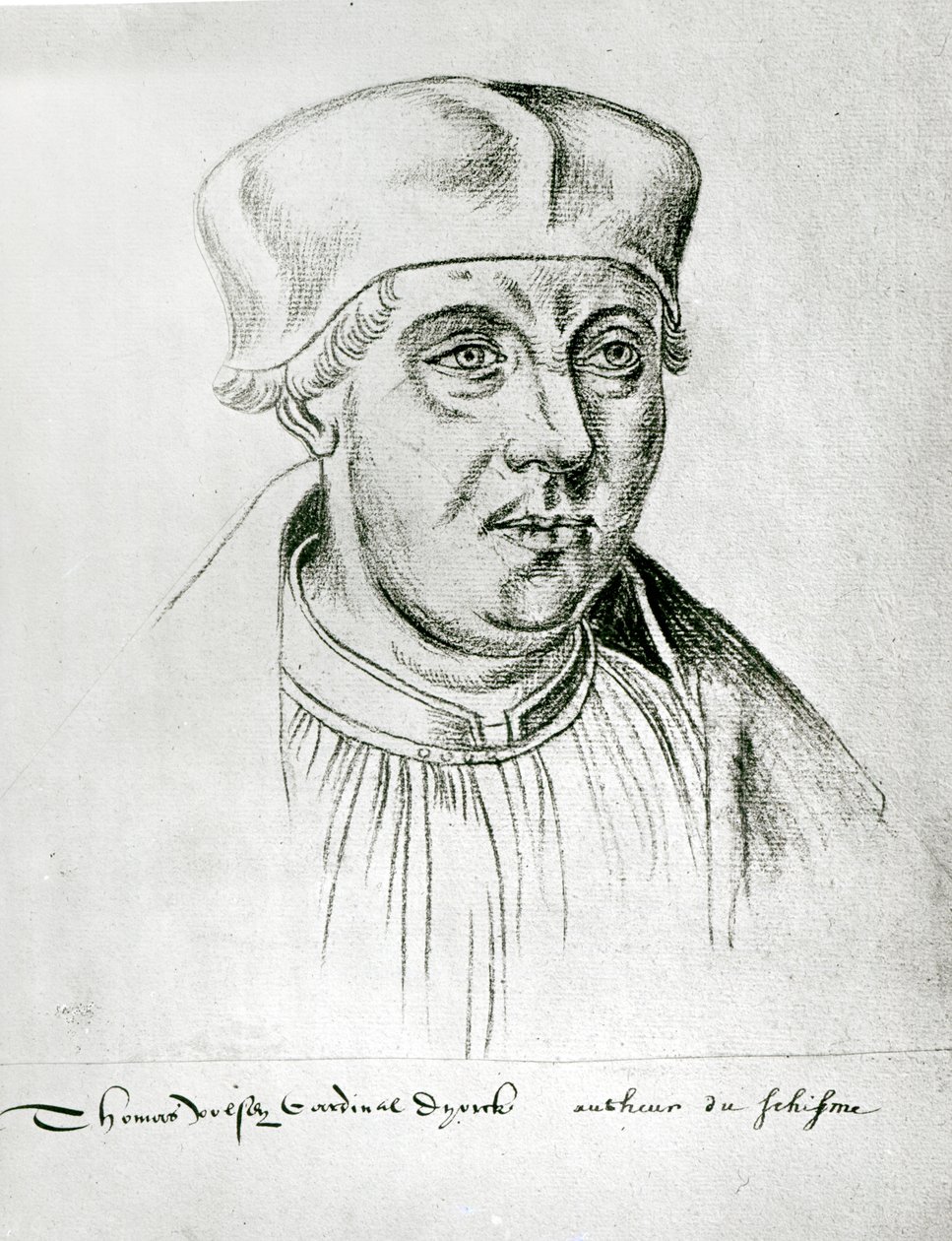 Porträt von Thomas Wolsey, Kardinal von York, aus dem Recueil d