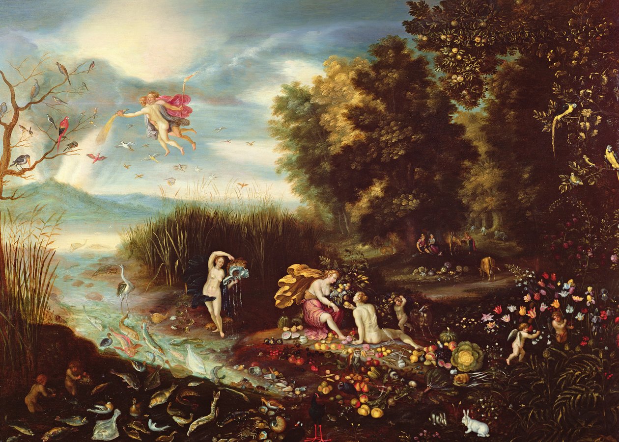 Die vier Elemente von Flemish School