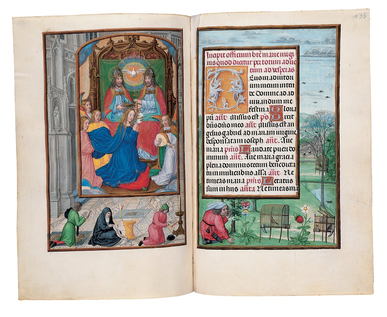 Folios aus dem Rothschild-Stundenbuch, Gent oder Brügge, ca. 1505 von Flemish School