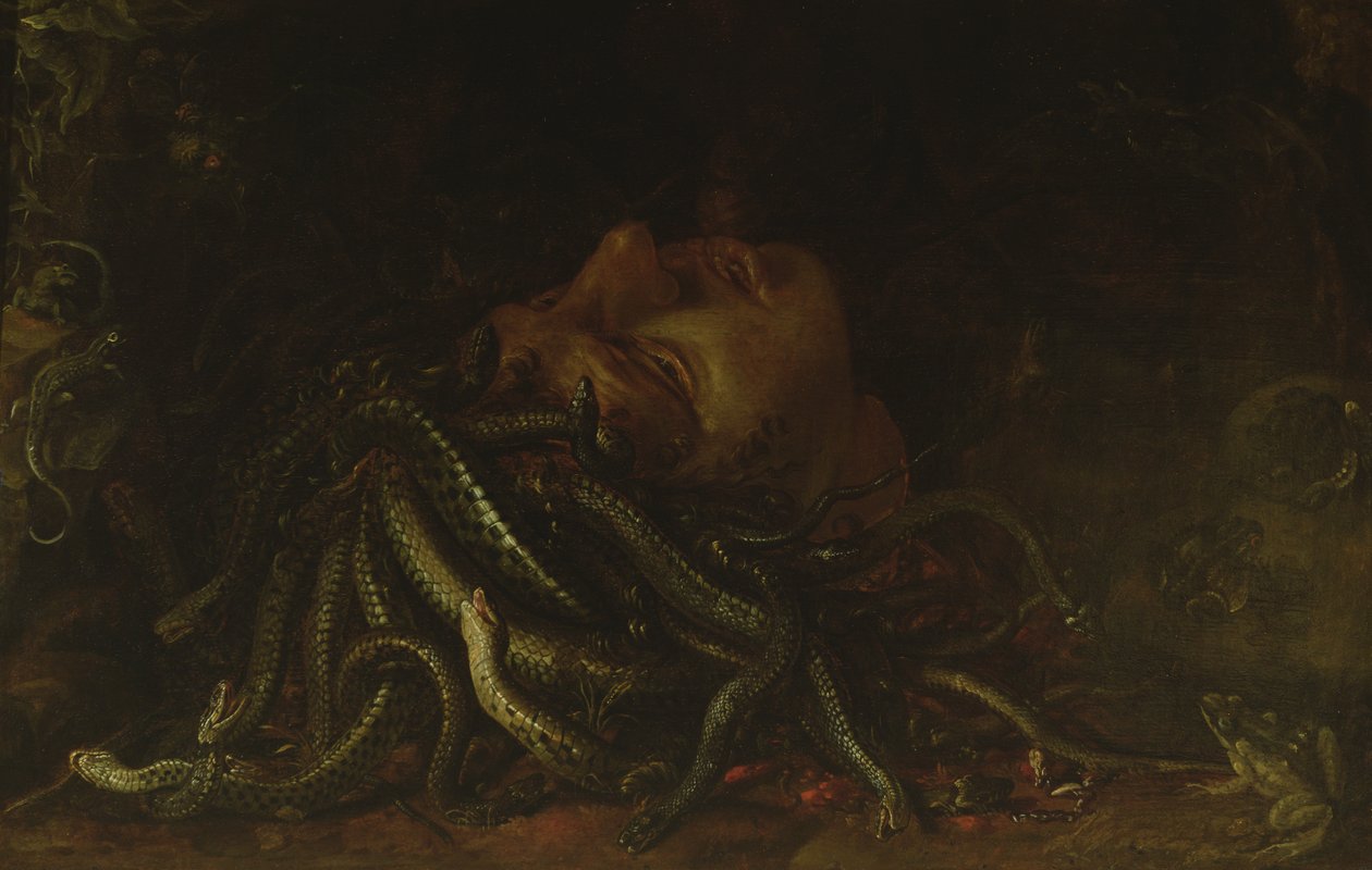 Kopf der Medusa von Flemish School