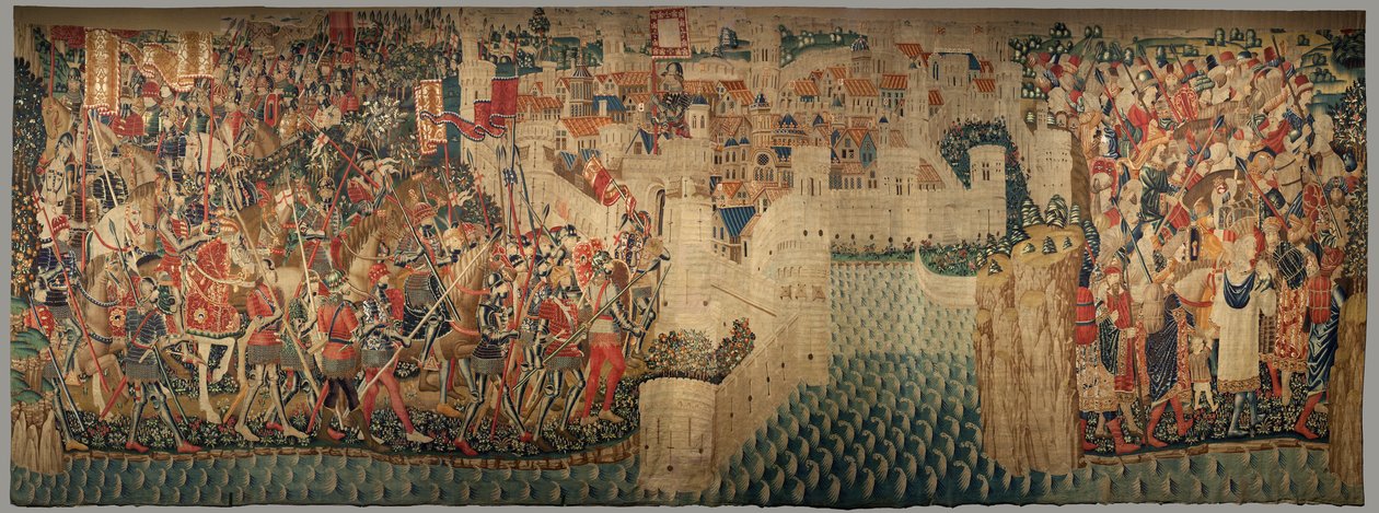 Eroberung von Tanger (Serie Eroberungen von König Alfons I. von Portugal) von Flemish School