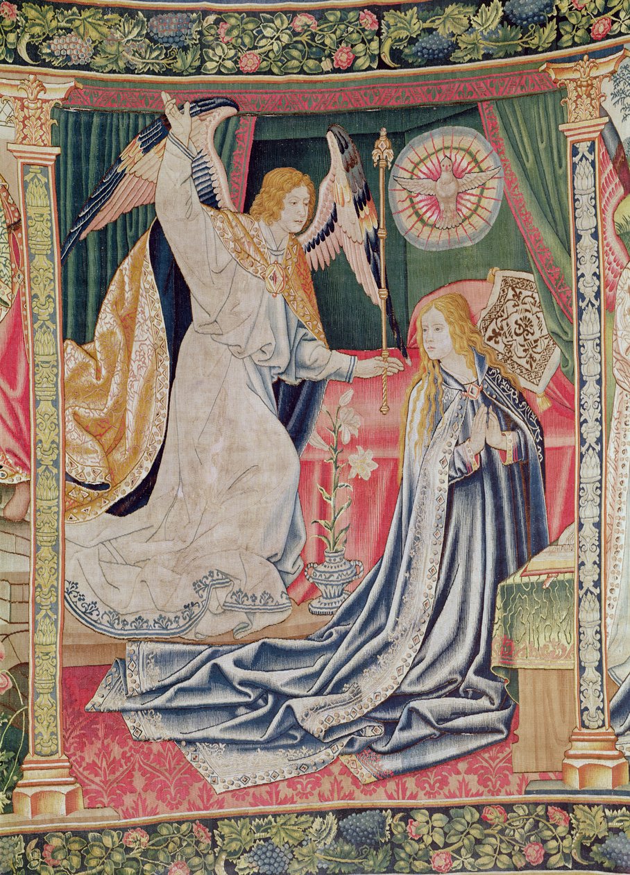 Die Verkündigung, Brüsseler Werkstatt, ca. 1510 von Flemish School