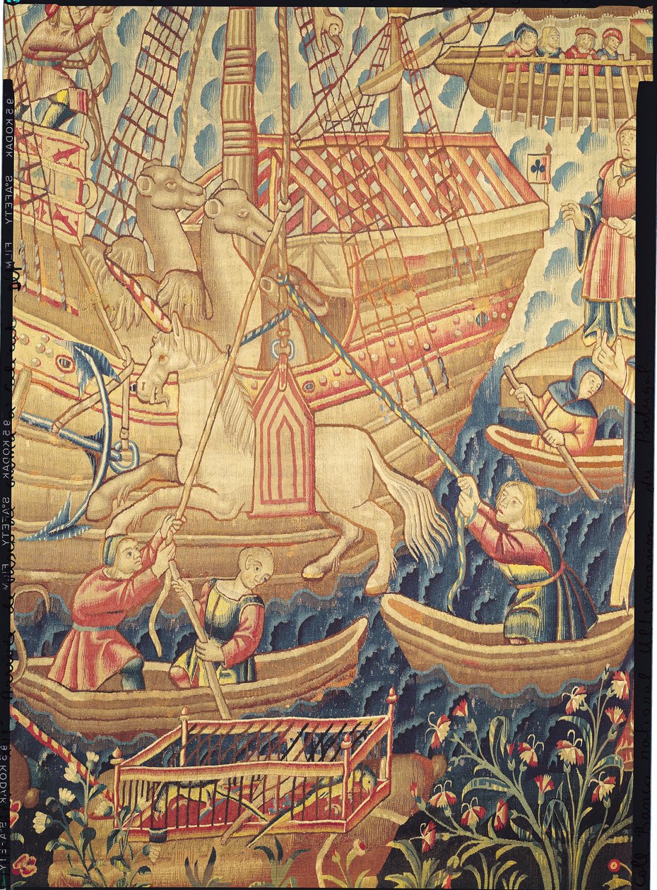 Die Ankunft von Vasco da Gama von Flemish School
