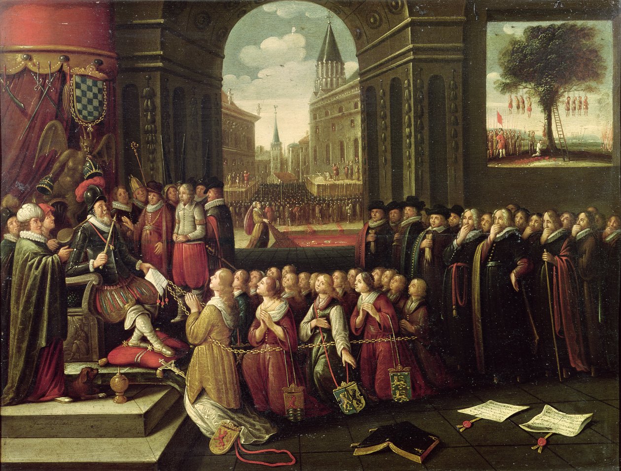Die Tyrannei des Herzogs von Alba von Flemish School