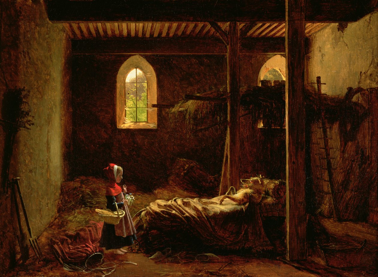 Rotkäppchen, ca. 1820 von Fleury François Richard