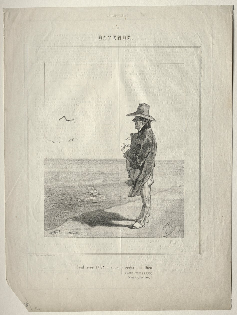 Ostende. Allein mit dem Ozean unter dem Blick Gottes! von Félicien Rops