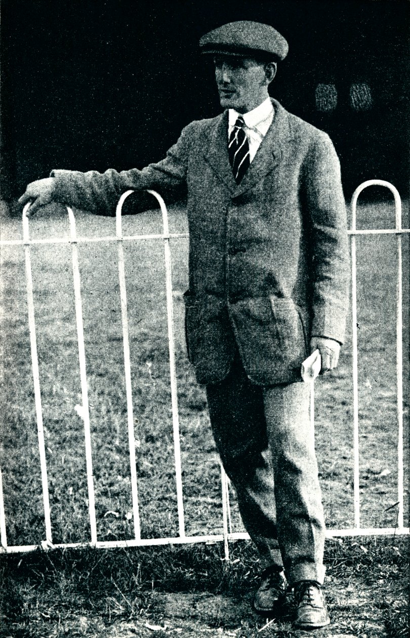 Überlebender eines schrecklichen Unfalls: Mr. Sydney Pickles, der Caudron-Experte, 1913 1934 von Flight Photo