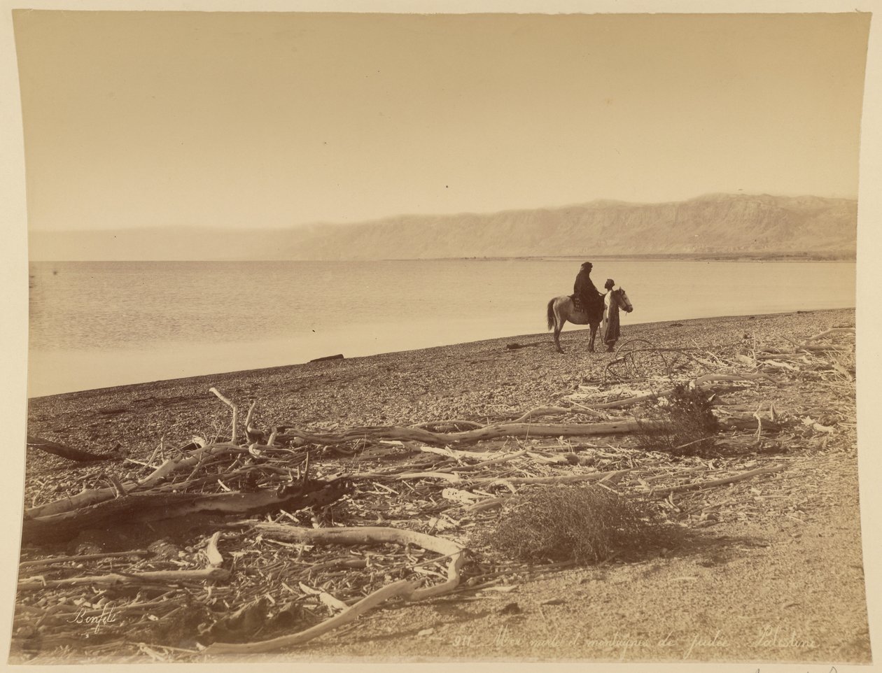 Totes Meer und Berge von Judäa, Palästina von Félix Bonfils
