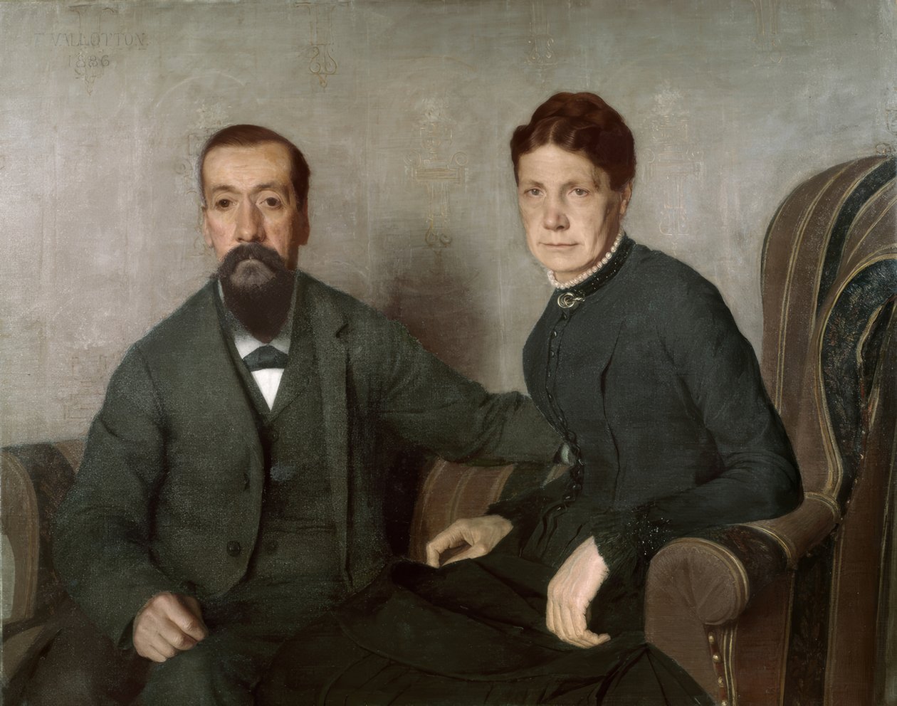 Bildnis der Eltern des Künstlers von Félix Vallotton