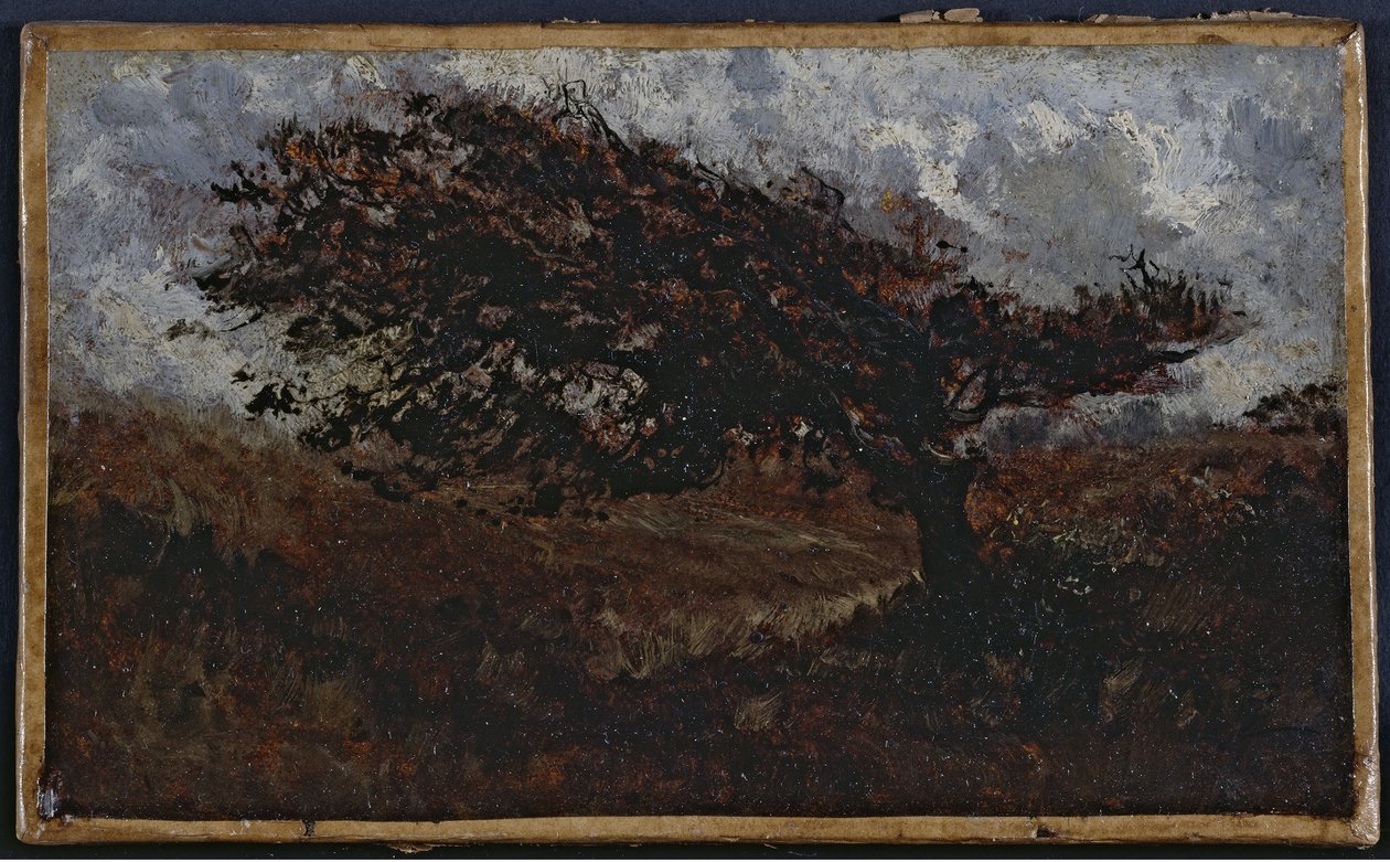 Der Windstoß, zwischen 1850 und 1860 von Félix Ziem