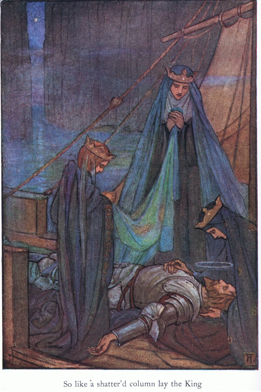 So lag der König wie eine zerbrochene Säule (Morte D
