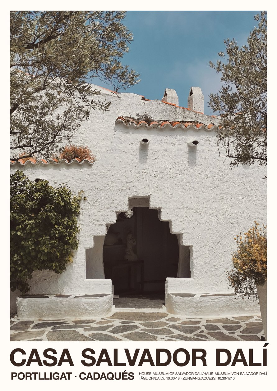 Quadratische Tür - Casa Salvador Dalí, 2023 von Florent Bodart
