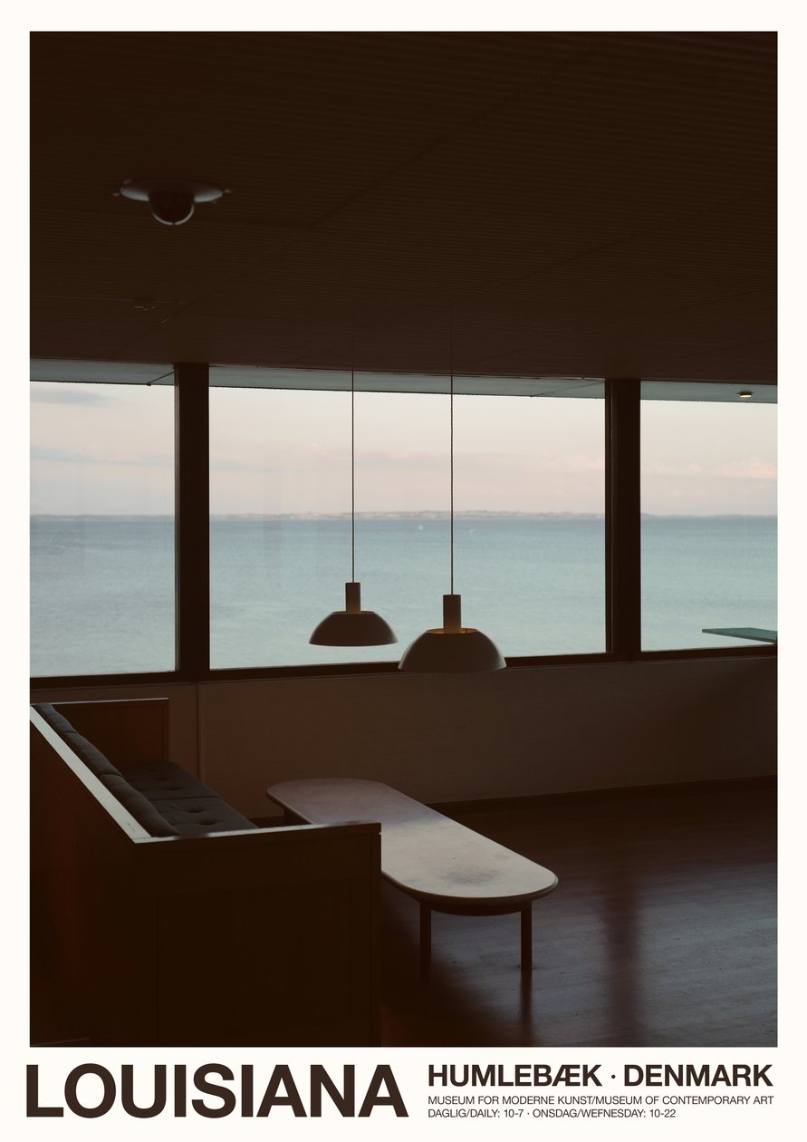 Blick auf das Meer - Louisiana Museum, 2023 von Florent Bodart