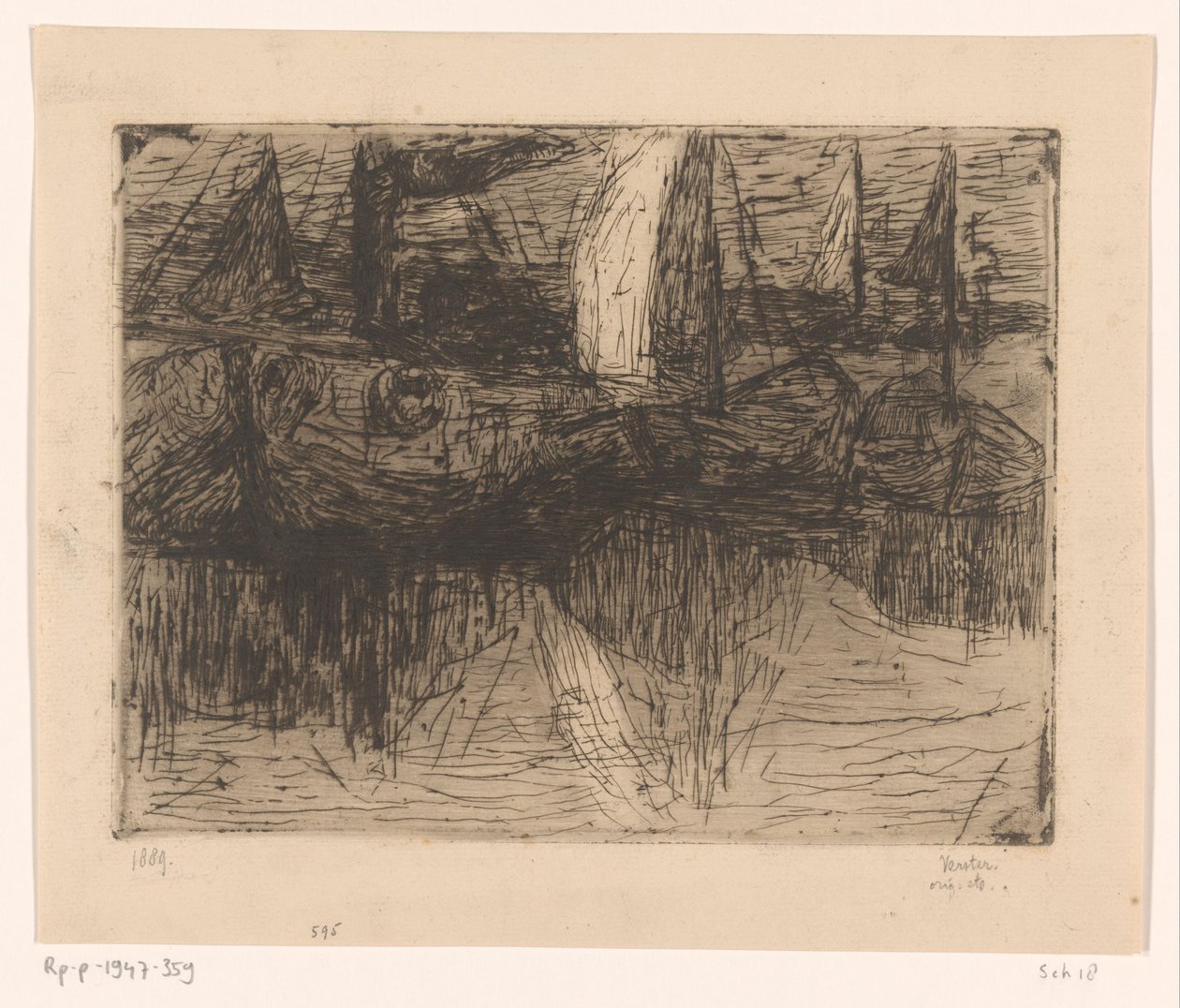 Schiffe im Hafen von Floris Verster