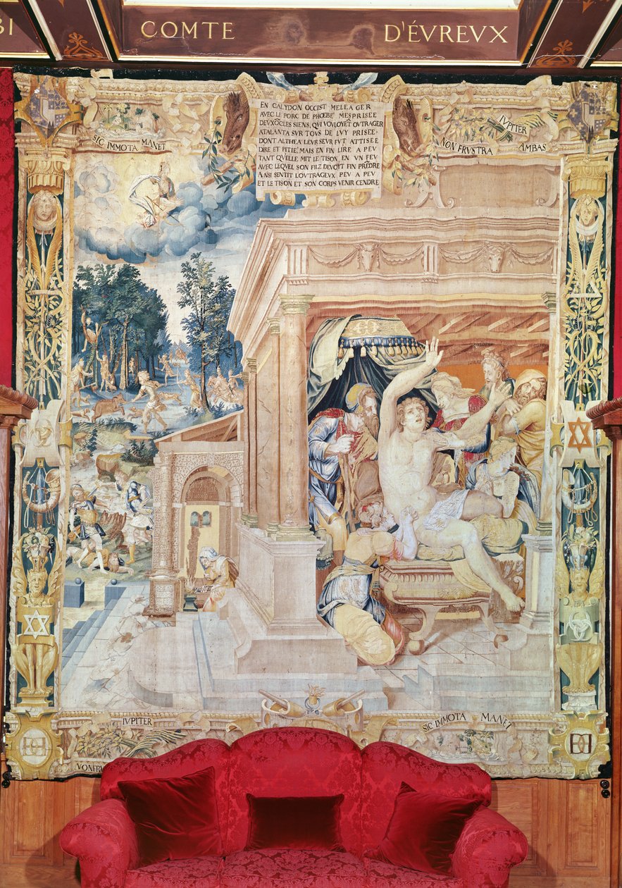 Atalanta und Meleager, aus der Geschichte von Diana von Fontainebleau School