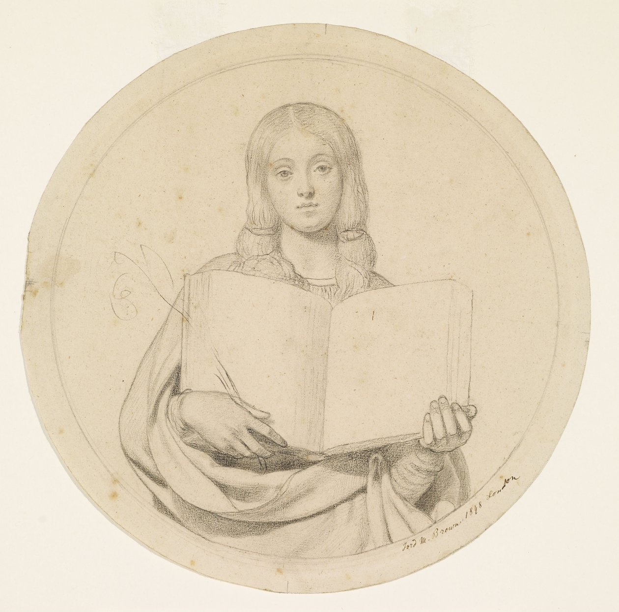 Wycliffe liest seine Bibelübersetzung von Ford Madox Brown