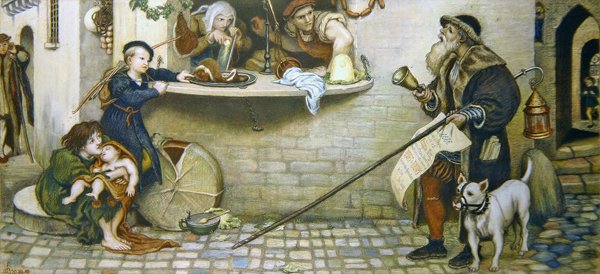 Die Verkündung der Maße und Gewichte von Ford Madox Brown
