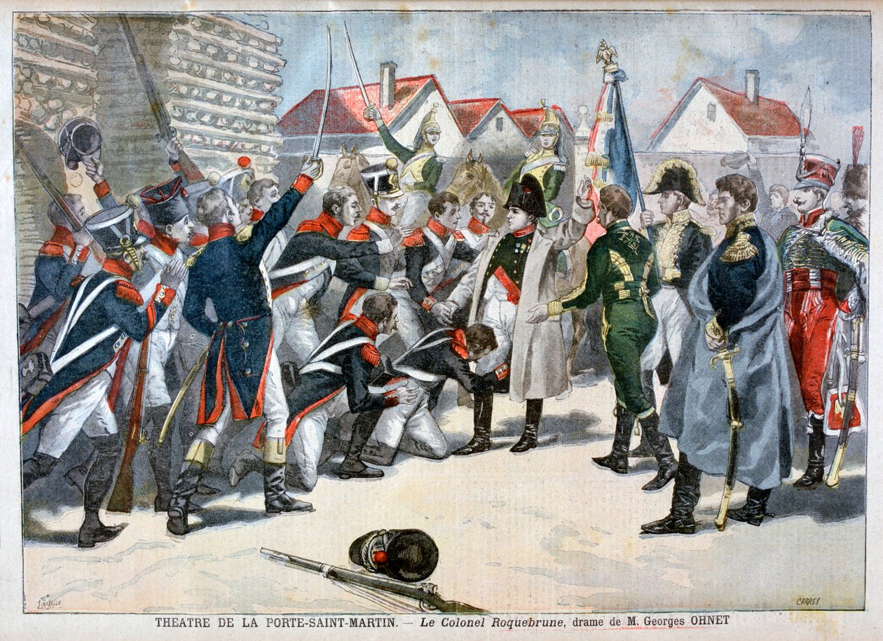 Le Colonel Roquebrune, ein Drama von Georges Ohnet von Fortuné Méaulle