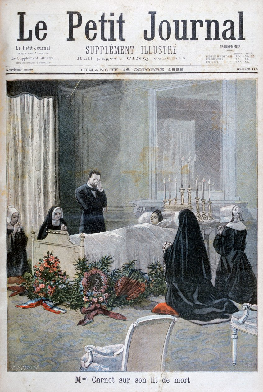 Der Tod des Sohnes von Marie François Sadi Carnot von Fortuné Méaulle