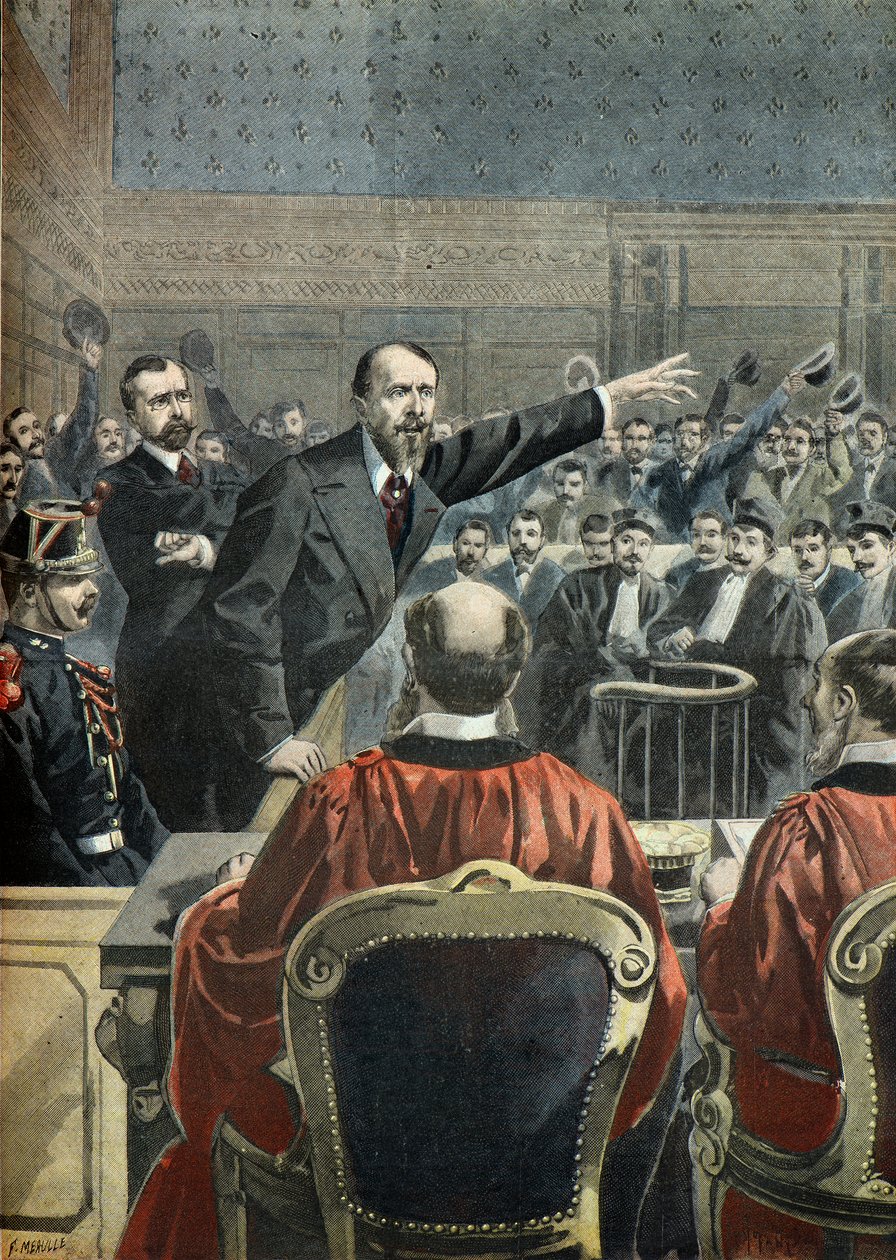 Lacquitement von Paul Deroulede und Marcel Habert von Fortune Louis Meaulle