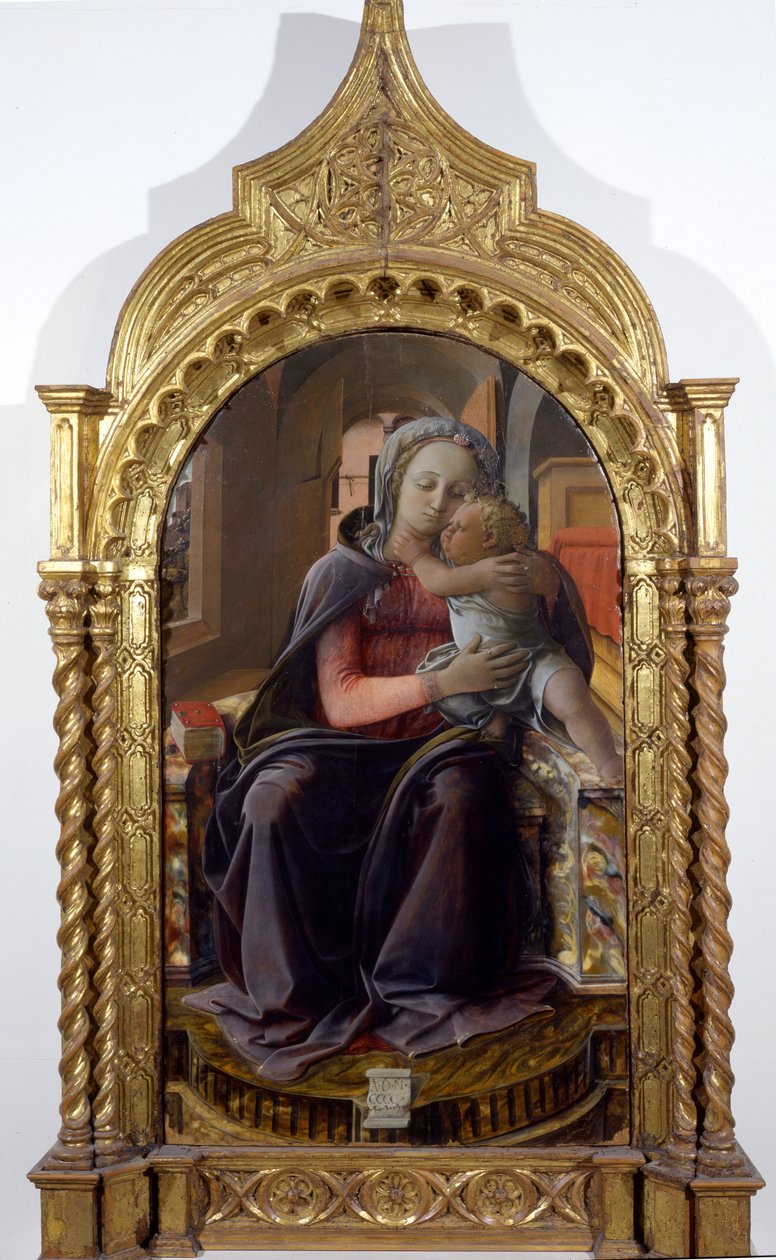 Madonna von Tarquinia, 1437 von Fra Filippo Lippi