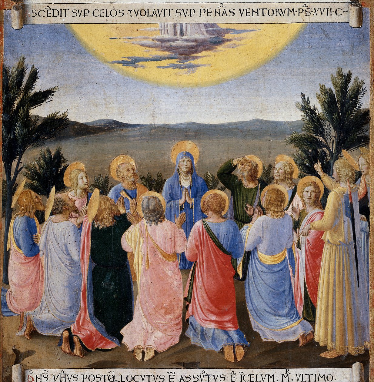 Die Himmelfahrt. Leben Christi, Armadio degli Argenti von Fra  Angelico