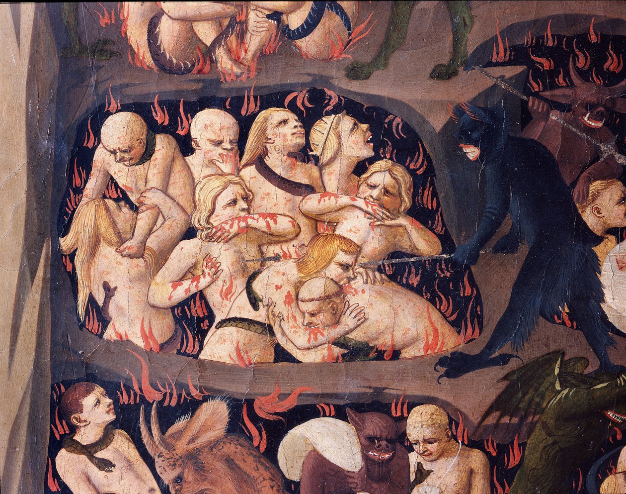 Das Jüngste Gericht: Hölle von Fra  Angelico