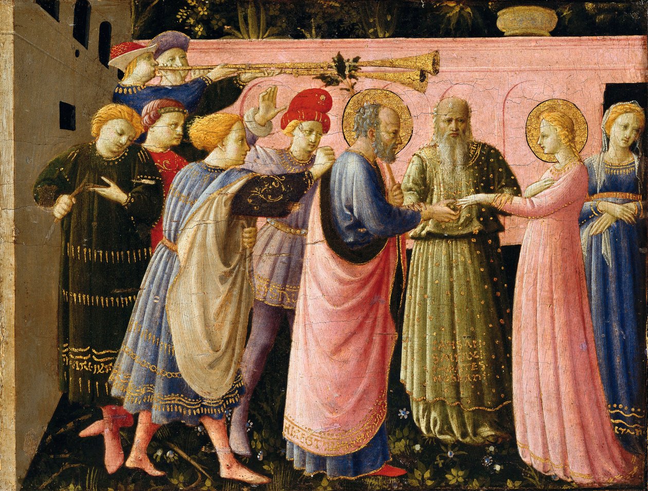 Die Verkündigung (Altarbild) von Fra (c.1400 55) Angelico