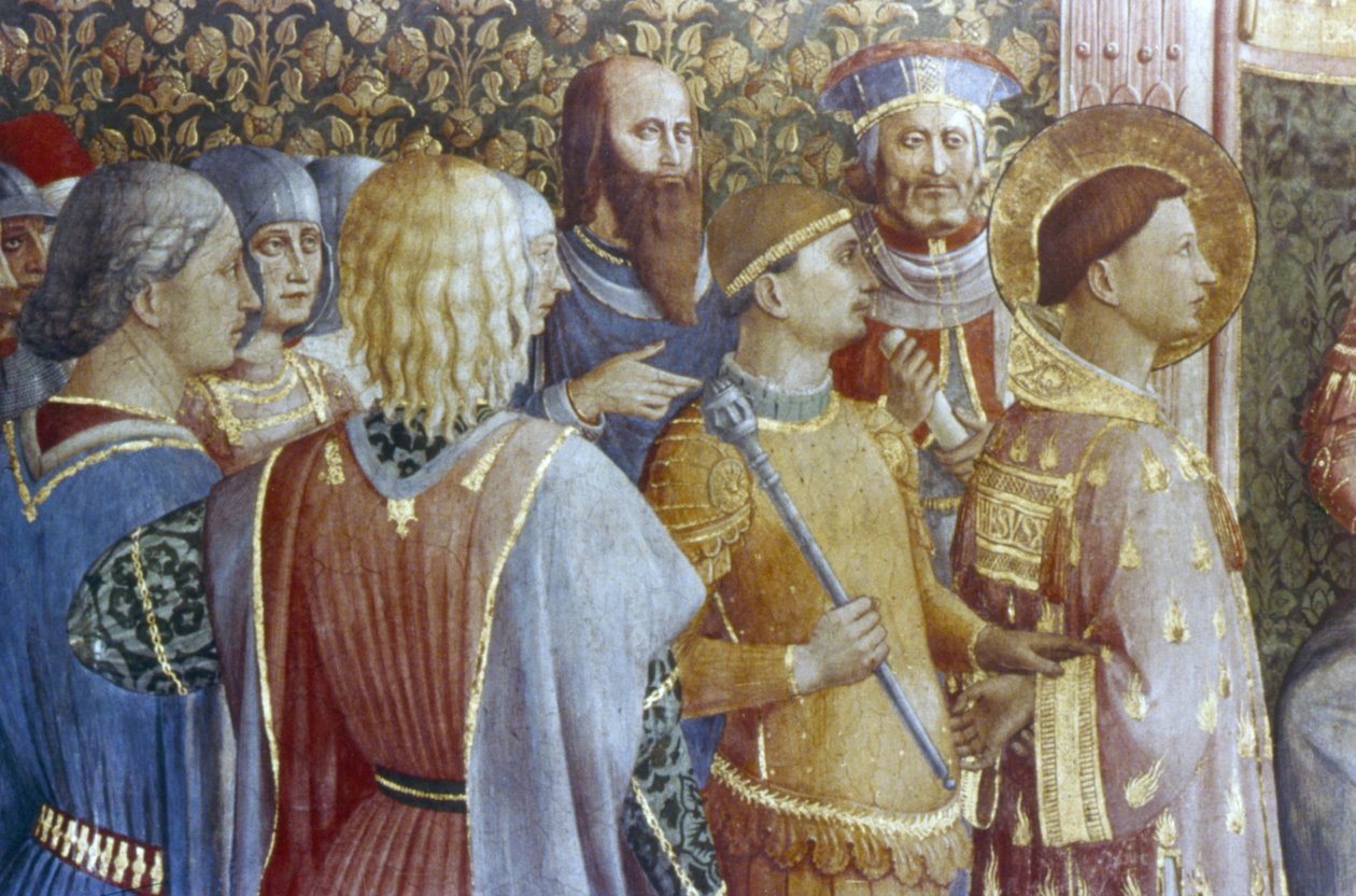Die Verurteilung von St. Lawrence durch Kaiser Valerian von Fra (c.1400 55) Angelico