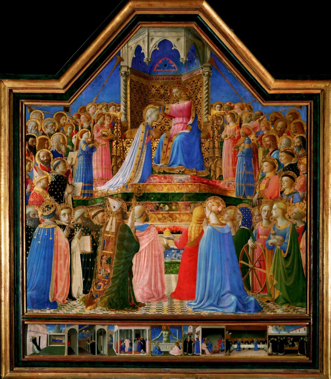 Die Krönung der Jungfrau von Fra Angelico