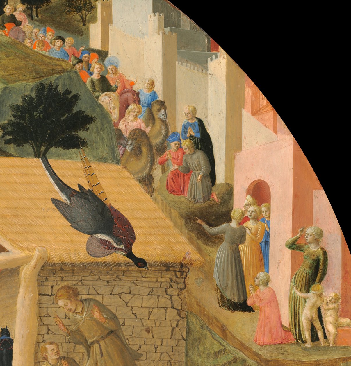 Die Anbetung der Heiligen Drei Könige von Fra Angelico and Fra Filippo Lippi