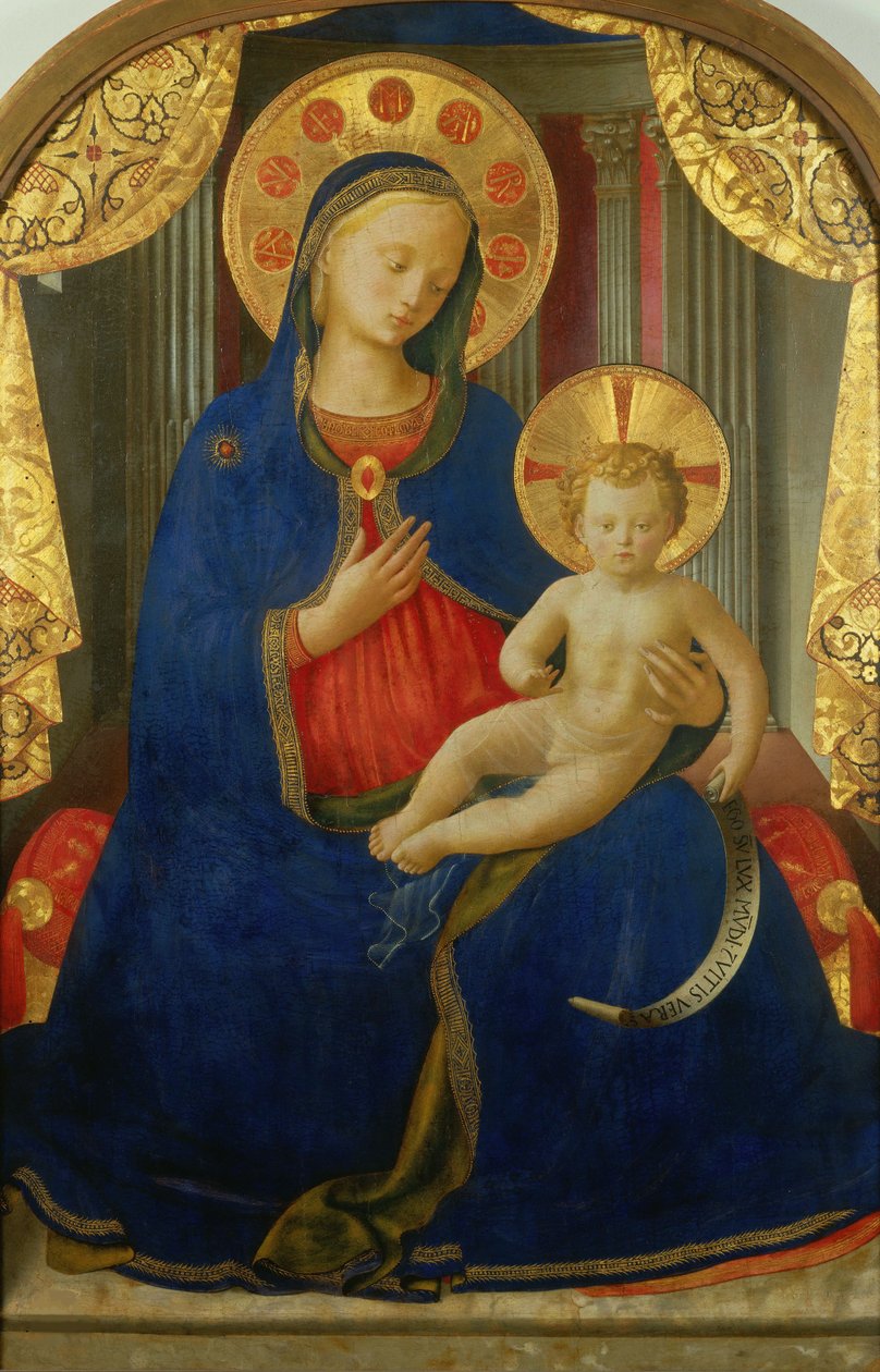 Madonna der Demut, ca. 1435-1440 von Fra Giovanni Angelico da Fiesole