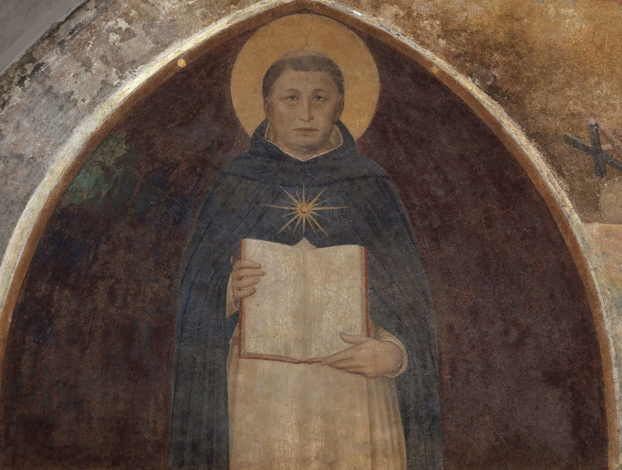 Heiliger Thomas von Aquin mit der Summa Theologica, 1441-1442 von Fra Giovanni Angelico da Fiesole