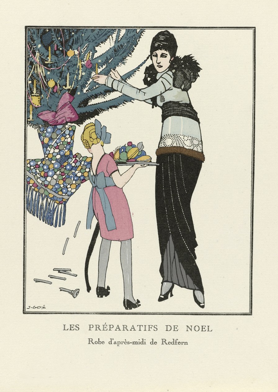 Les Préparatifs de Noël von Francesc Xavier Gosé